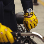 by bike in Milan _ Girard Perregaux Laureato Chrono