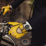 by bike in Milan _ Girard Perregaux Laureato Chrono